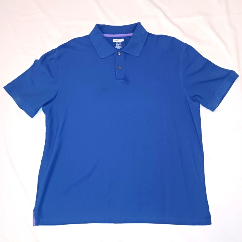 Joseph & Feiss Blue Short Sleeve Polo Shirt.